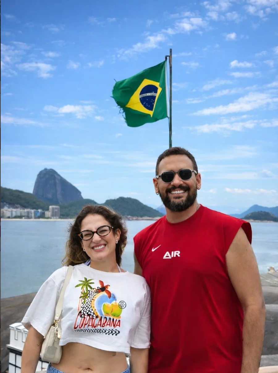 Adriano e Nanda no Rio de Janeiro